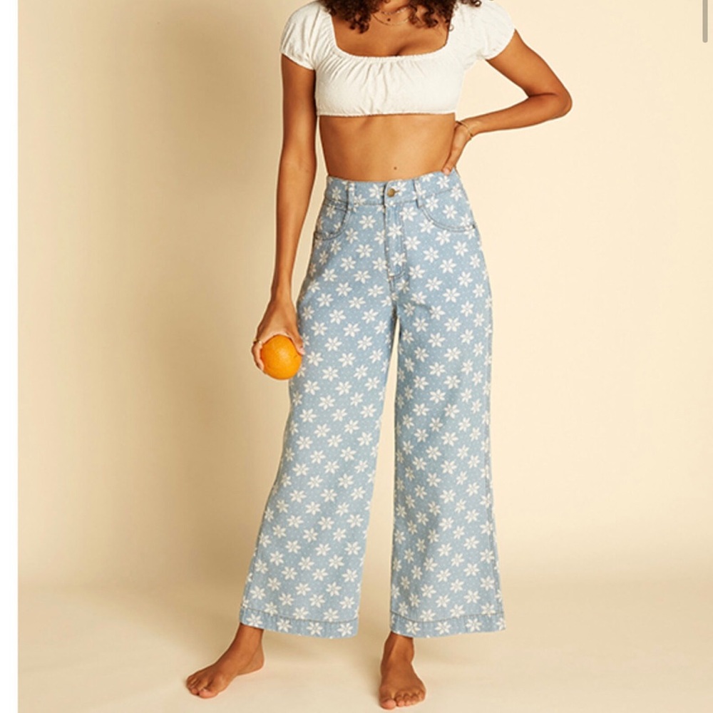 BILLABONG X Wrangler floral jeans